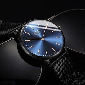 Rose Gold Stainless Steel Top Brand Luxury Watch